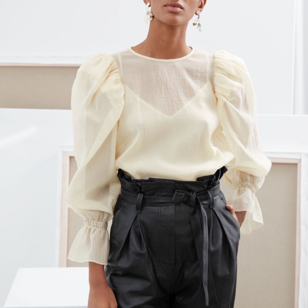 & Other Stories- Organza Top